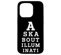Renseignez-Vous sur Illuminati Eye Test Parody Conspiracy Theory Coque pour iPhone 15 Pro