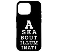 Renseignez-Vous sur Illuminati Eye Test Parody Conspiracy Theory Coque pour iPhone 16 Pro