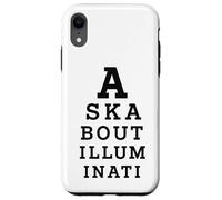 Renseignez-Vous sur Illuminati Eye Test Parody Conspiracy Theory Coque pour iPhone XR