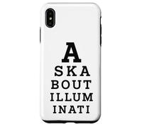 Renseignez-Vous sur Illuminati Eye Test Parody Conspiracy Theory Coque pour iPhone XS Max
