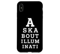 Renseignez-Vous sur Illuminati Eye Test Parody Conspiracy Theory Coque pour iPhone XS Max