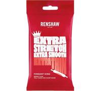 Renshaw Extra Fondant, Pâte à Sucre, Red, 1 kg | Pâte à sucre extra élastique goût Vanille, Parfaite pour couvrir les grands gâteaux hauts avec des bords nets