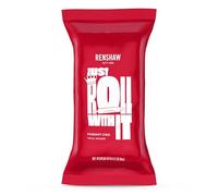 Renshaw Glaçage fondant blanc | 1 kg | Prêt à rouler, lisse et facile à utiliser, préféré par les professionnels pour la décoration de gâteaux, cookies et cupcakes, casher, approuvé halal - Blanc, 1