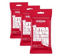 Renshaw Pâte à Sucre Extra Blanc Naturel 250 g (Lot de 3)