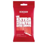 Renshaw Pâte à Sucre Extra Ferme/Élastique Rouge 1,03 kg