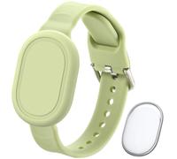 RenSheng GPS Sangles Compatibles avec Xiaomi Smart Tag Bracelet, Silicone Souple, Imperméable et Respirant, Étuis de Protection avec Localisateur pour Enfants et Personnes Agées(L'hôte n'inclut Pas)