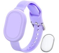 RenSheng GPS Sangles Compatibles avec Xiaomi Smart Tag Bracelet, Silicone Souple, Imperméable et Respirant, Étuis de Protection avec Localisateur pour Enfants et Personnes Agées(L'hôte n'inclut Pas)