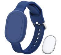 RenSheng GPS Sangles Compatibles avec Xiaomi Smart Tag Bracelet, Silicone Souple, Imperméable et Respirant, Étuis de Protection avec Localisateur pour Enfants et Personnes Agées(L'hôte n'inclut Pas)