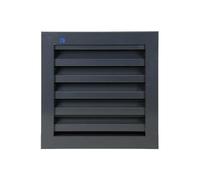 Renson 411 - Grille murale exécution normale - Renson - RAL 7016 - Gris anthracite 200 x 200 mm