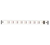 RENSON - Grille glissière 475x22mm blanc - RENSON - 9100