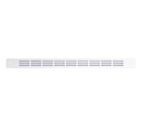 Grille plat interieur simple 475x20mm blanc - - 10439
