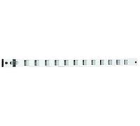 Renson s.a. - Grille d'aeration aluminium interieure a glissiere renson-485/2 - Finition.Noir -