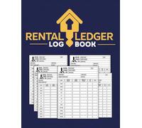 Rental Ledger Book: Rental Property Record Book for Property Manager and Landlord | Rental Property Management & Income Book