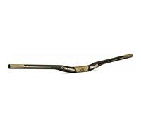 Renthal V2 Fatbar Carbon Rise 30 Mm Handlebar Noir 31.8 mm / 800 mm Black / Aluminium Gold