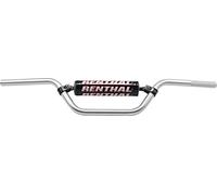 Renthal Guidon Classic Mini MX 100CC Ø22,2 mm avec barre argent, mousse noire