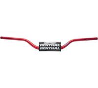 Renthal Guidon Fatbar 605-01-RD Rouge Pour Trials & Motocross