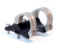 Renthal Integra 35 Mm Stem Noir,Argenté 50 mm / 10º Black / Aluminium Gold