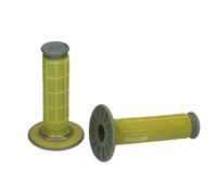 Renthal Kevlar Dual Compound Poignées Tapered Vert Beige