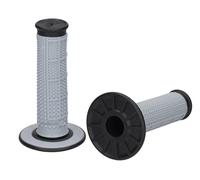 RENTHAL MX Dual Compound Half Waffle Tapered Poignées Grises/Noires