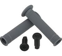 Paire de grips renthal push on medium gris fonce