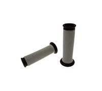 Renthal - Poignées De Guidon Route Dual Grip Gris/Noir (Ext. 32mm)