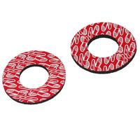 Renthal Poignées Donuts Pour Motocross Enduro Supermoto Rouge/Blanc