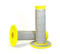 Renthal - Poignées Guidon Moto Taper Gris/Jaune