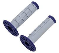 Renthal Revêtement Dual Grip semi-gauffré Dual Compound 22,2 mm Gris/Bleu