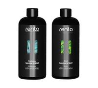 Rento Pack Aromes pour Sauna Eucalyptus et Bouleau 2x400ml