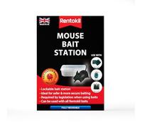 Rentokil FBSM01 Station d'appât pour souris Noir 14,6 x 10,5 x 4,8 cm