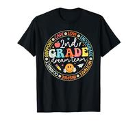 Rentrée scolaire 2e année Dream Team Teacher Care Love Floral T-Shirt