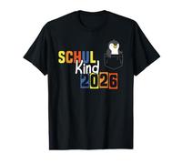 Rentrée Scolaire Animal de Poche 2026 Pingouin T-Shirt Graphique avec Valeur