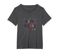 Rentrée Scolaire : Aventures d'apprentissage Amusantes à Venir T-Shirt, Femme Grandes Tailles, Chiné Foncé, 3X