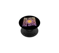 Rentrée Scolaire Groovy de 7e année, Premier Jour de septième année PopSockets PopGrip Adhésif