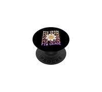 Rentrée Scolaire Groovy de 7e année, Premier Jour de septième année PopSockets PopGrip Adhésif