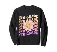 Rentrée Scolaire Groovy de 7e année, Premier Jour de septième année Sweatshirt