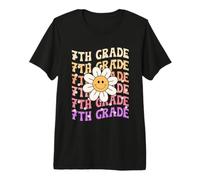 Rentrée Scolaire Groovy de 7e année, Premier Jour de septième année T-Shirt Haut de Gamme