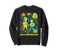 Rentrée Scolaire Hello Kindergarten Cute Kids ABCD Sweatshirt