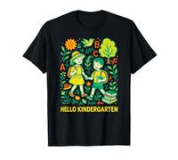 Rentrée Scolaire Hello Kindergarten Cute Kids ABCD T-Shirt