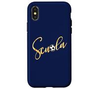 Rentrée Scolaire Italienne Écolier Football Coque pour iPhone X/XS