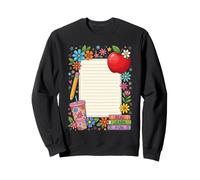 Rentrée Scolaire Lire Apprendre Le Graphique éducatif Amusant Sweatshirt