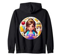 Rentrée scolaire mignonne princesse filles étudiant maternelle nouveau Sweat à Capuche