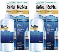 ReNu Advance Produit Lentilles de Contact Souple - Système de Triple Désinfection, Solution d'Entretien Multifonction pour Lentilles Souples - Flacon de 360ml (Lot de 2)