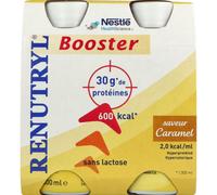 Renutryl Booster saveur caramel complément hyperprotéiné Fluide 1200 ml