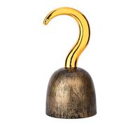 renvena Crochet Pirate Pour Adultes Crochet Costume Capitaine Pour Se Déguiser Accessoire Main Cadeau Fête Dhalloween Or et laiton antique Taille unique