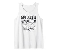 Renverse Le thé drôle Chat médiévalcore Débardeur