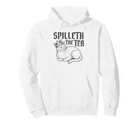 Renverse Le thé drôle Chat médiévalcore Sweat à Capuche