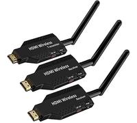 Renvmexy Extension sans Fil Hdmi Plug and Play 50M Émetteur et récepteur HDMI sans Fil 1080P HD 5G WiFi pour Ordinateur Portable vers TV