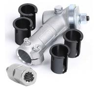 Renvoi d'angle débroussailleuse universel + adaptateur 9 dents