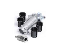 Renvoi d'angle débroussailleuse universel + adaptateur carré 6 mm